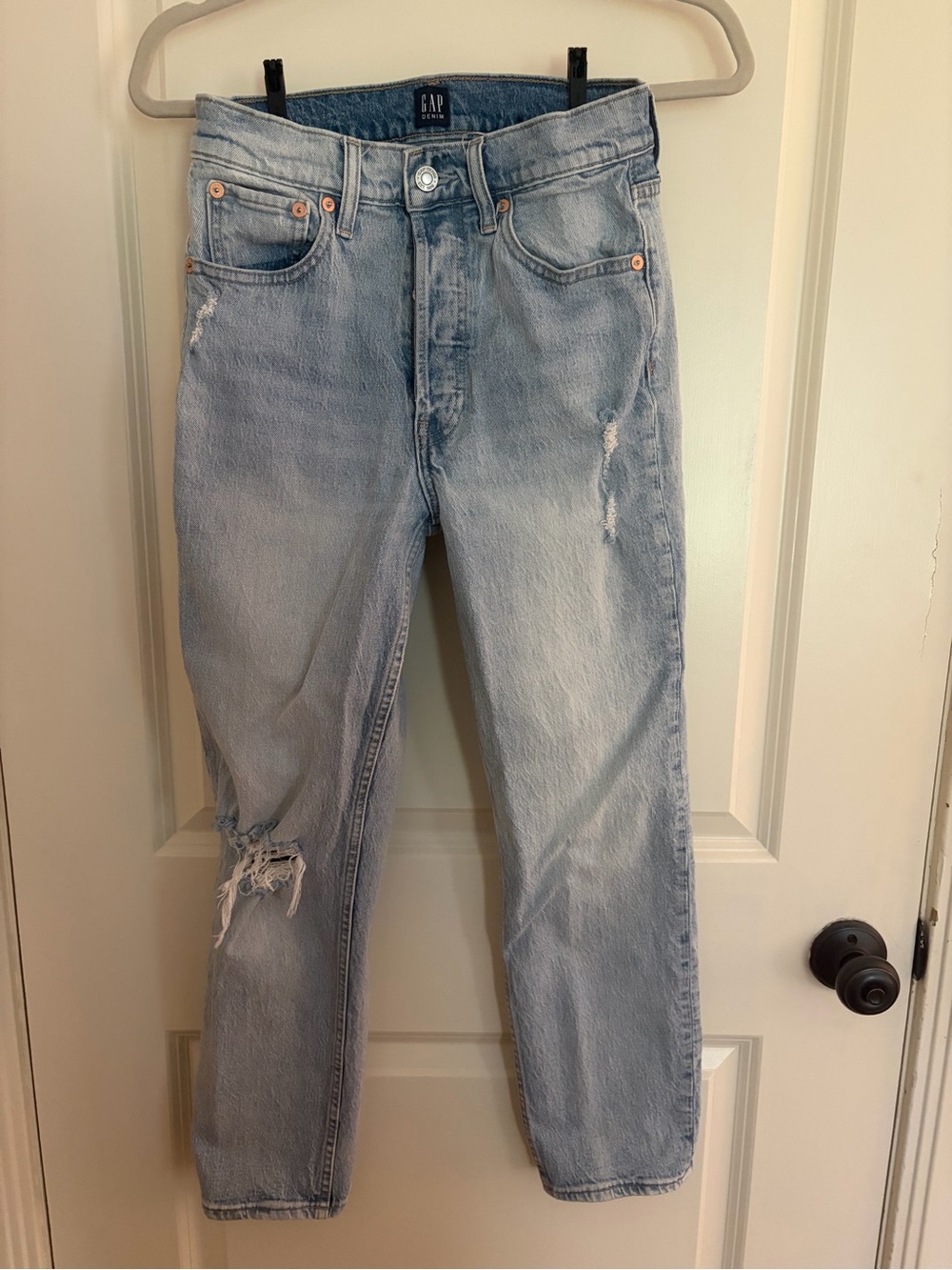 GAP Cheeky Straight Light Wash Jeans